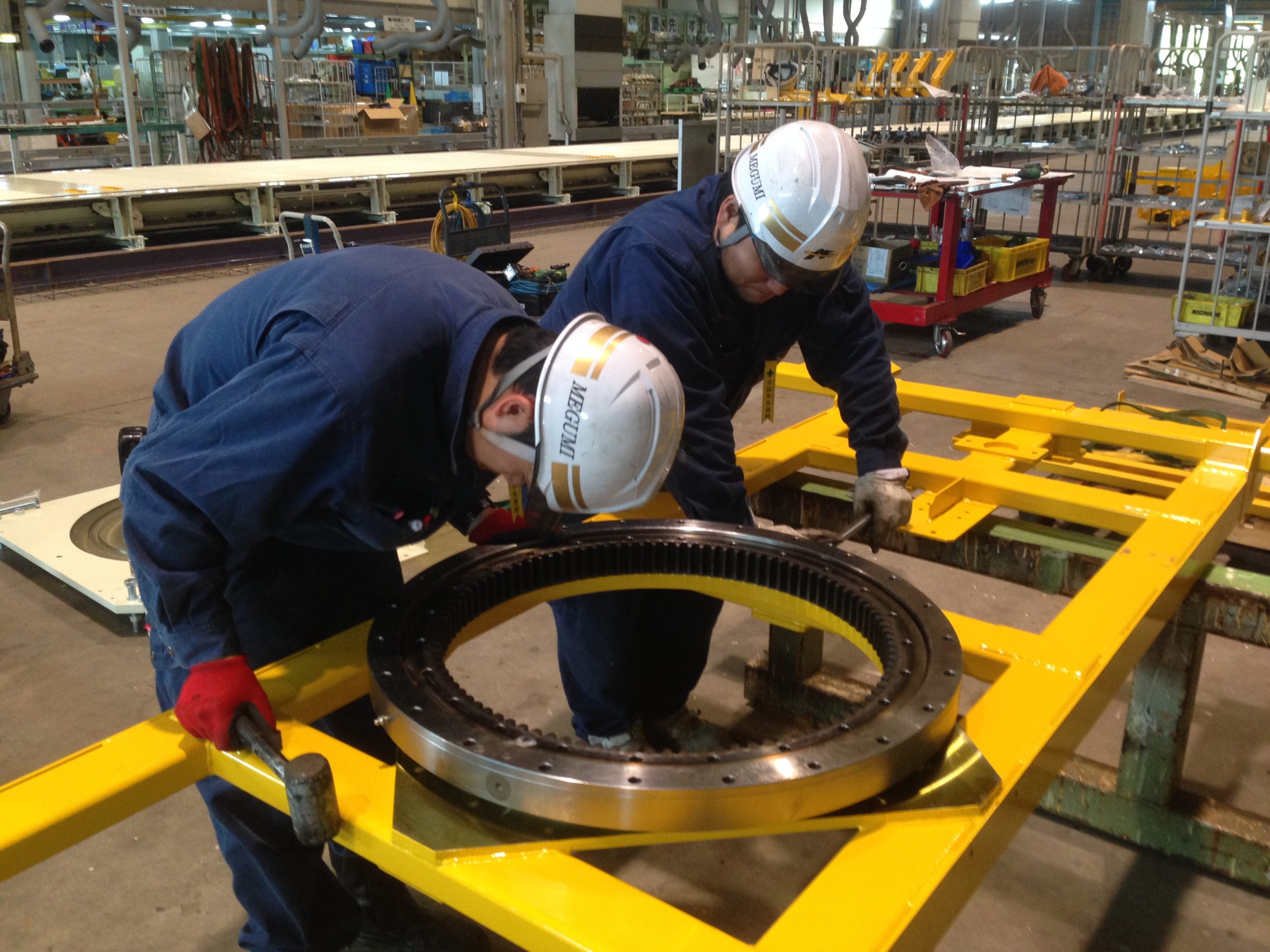 自動車生産ライン機械の組立 据付 メンテナンス Megumiグループ 自動車生産ライン機械の組立 据付 メンテナンス Megumiグループ